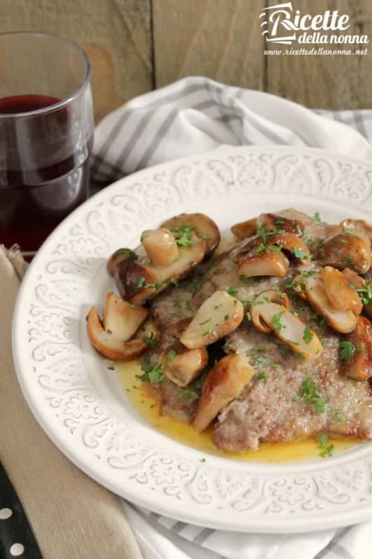 Ricetta Scaloppine Ai Funghi Ricette Della Nonna