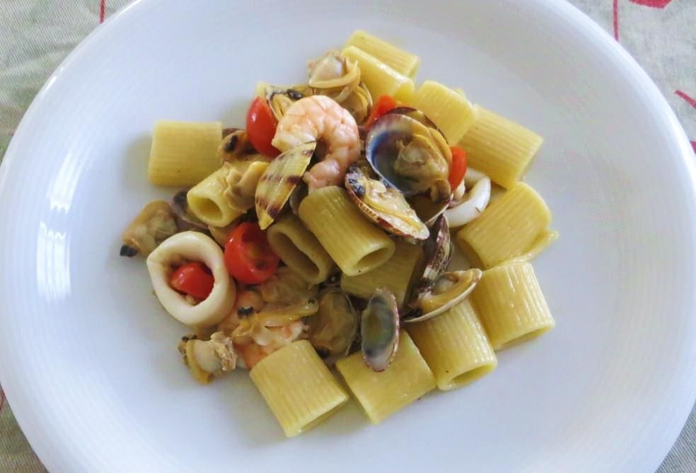 Mezze Maniche Ai Frutti Di Mare Ricette Della Nonna