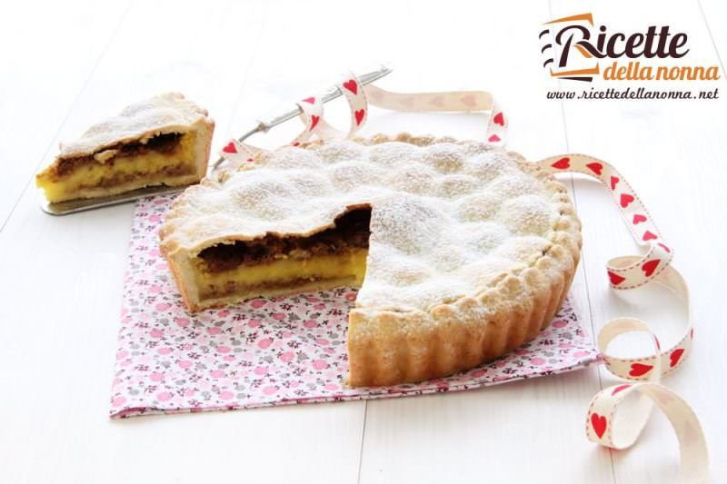 Ricetta Crostata Con Crema E Amaretti Ricette Della Nonna