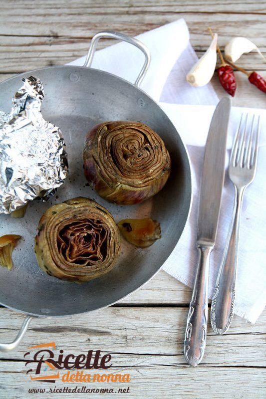 Ricetta carciofi al cartoccio | Ricette della Nonna