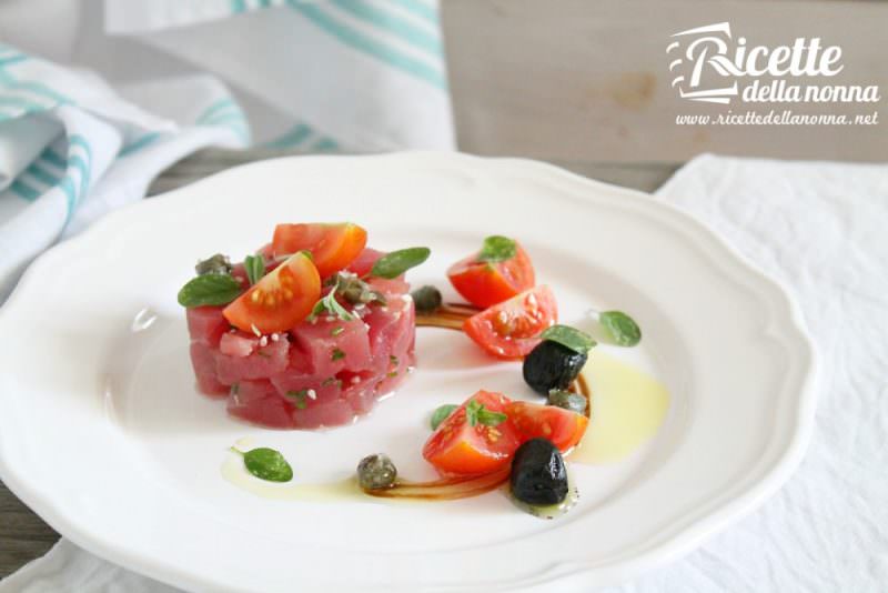 Tartare Di Tonno Fresco Ricette Della Nonna