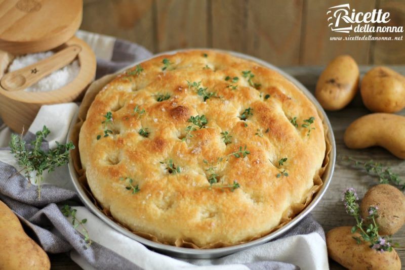 Ricetta Focaccia Di Patate Ricette Della Nonna