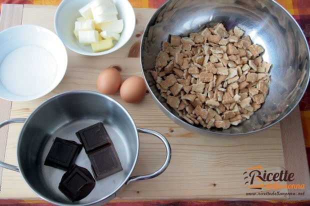 Ingredienti Salame di cioccolato