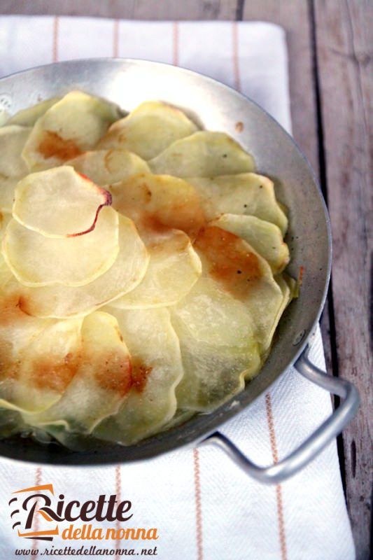 Tortino Di Patate E Porri Ricette Della Nonna