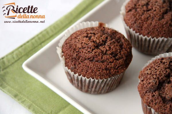 Muffin cioccolato e mandorle, ricetta per farli super cioccolatosi