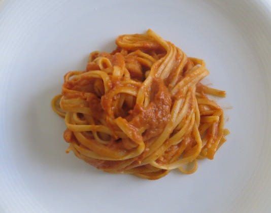 Linguine in salsa di rossiccia ricetta e foto