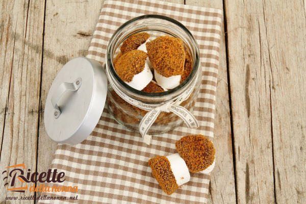 Marshmallows al cioccolato e speculoos