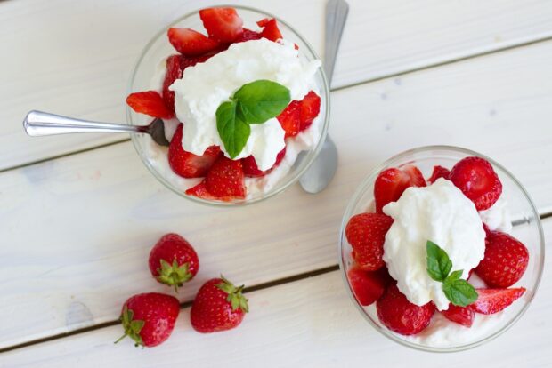 Fragole con panna