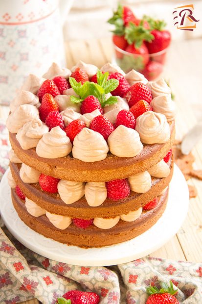 Ricetta Naked Cake Al Cioccolato Ricette Della Nonna