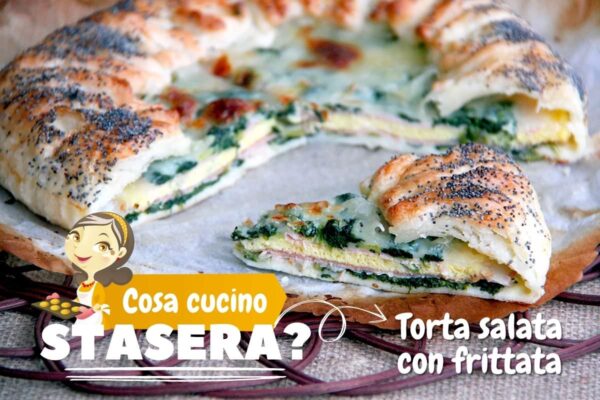 Cosa cucino stasera: la torta salata con sorpresa!