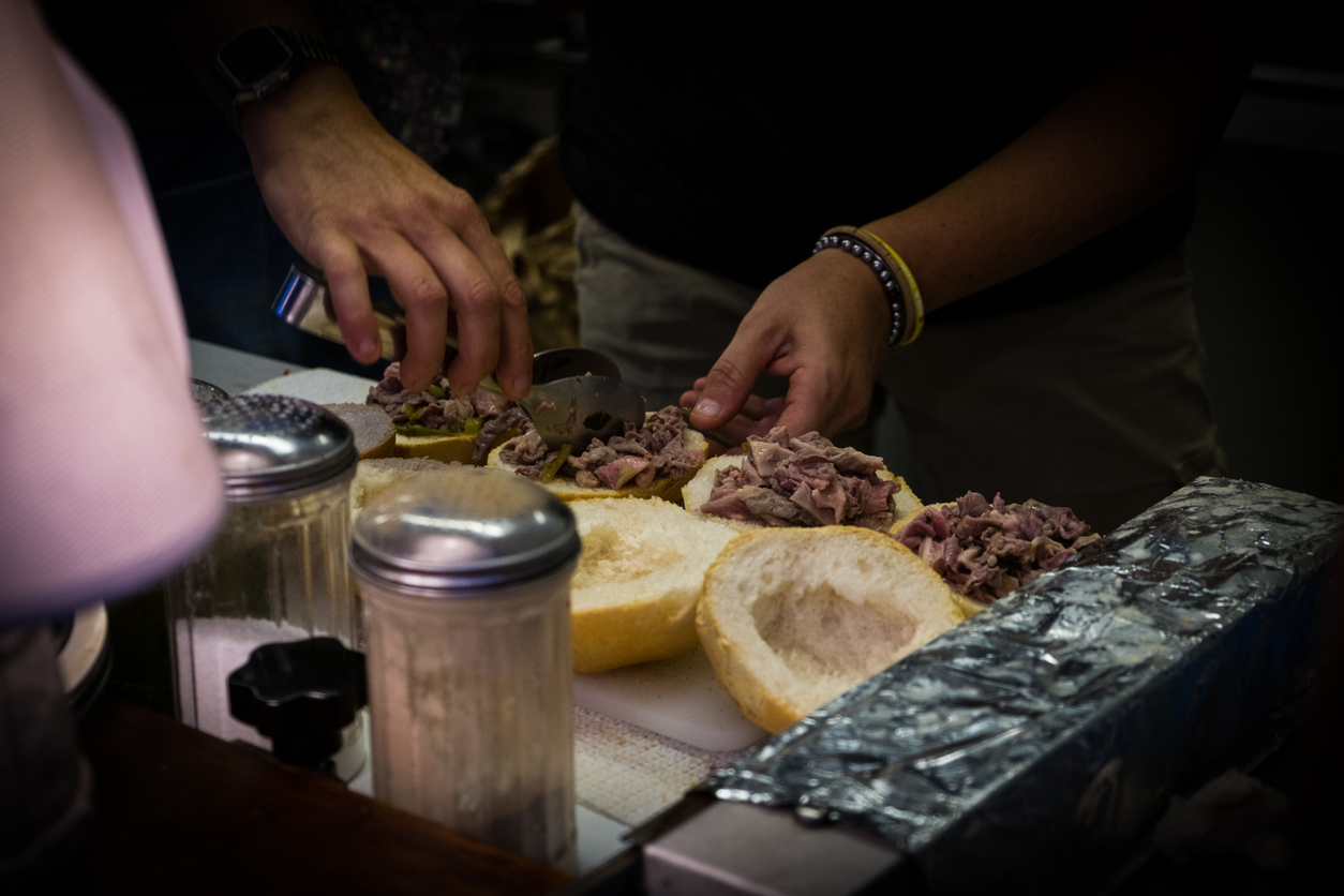 Lampredotto, preparazione