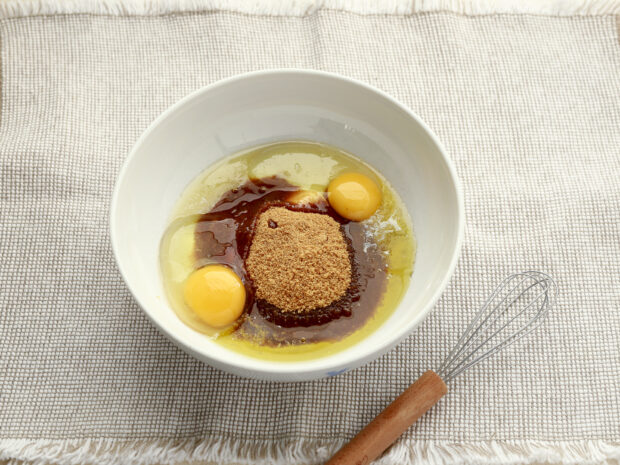 Brownies con cioccolato bianco e lamponi, step 2