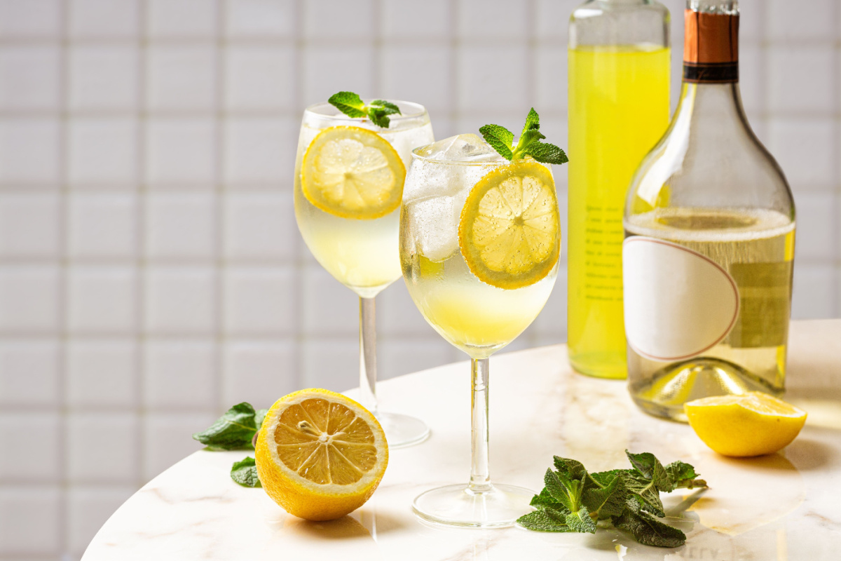 Limoncello Spritz fatto in casa