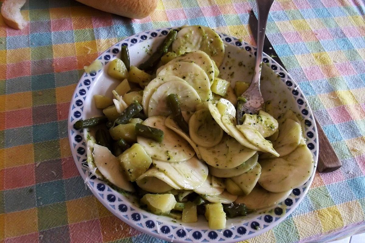 Corzetti al pesto