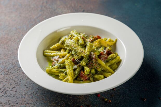 Pasta con crema di verdure