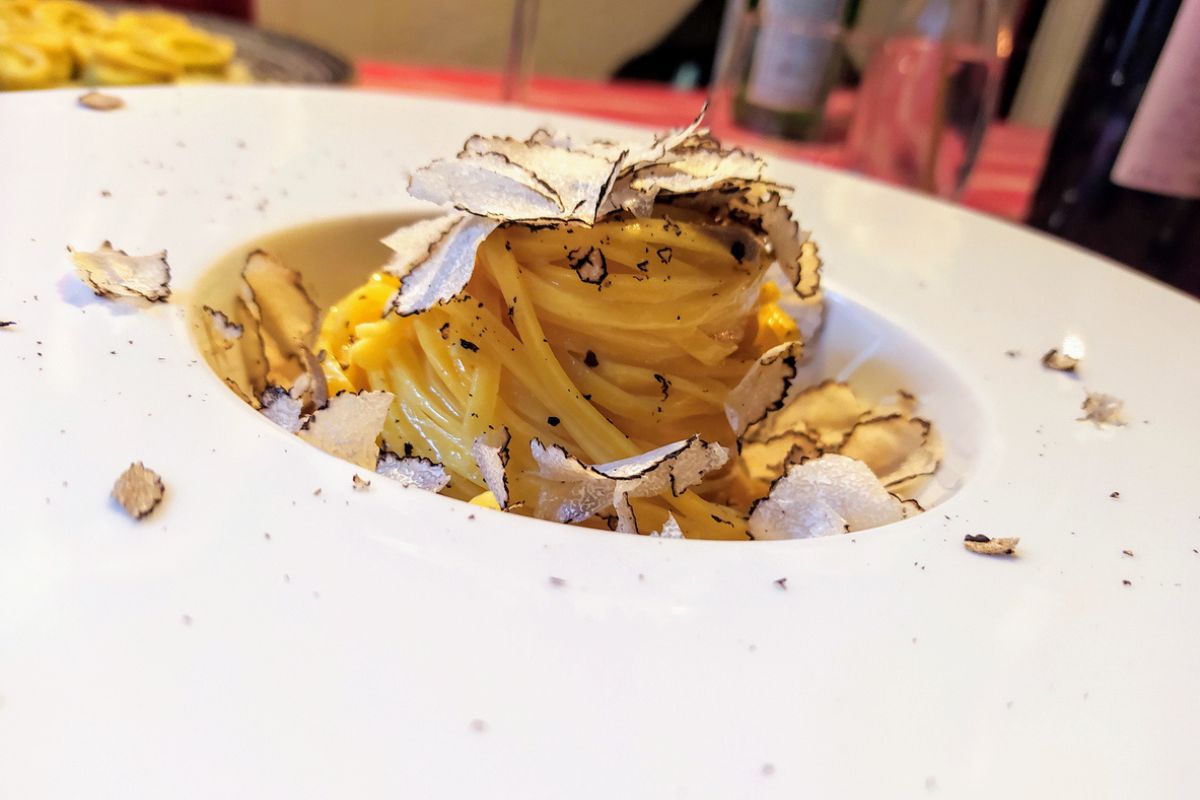 Tagliolini al tartufo bianco di Alba