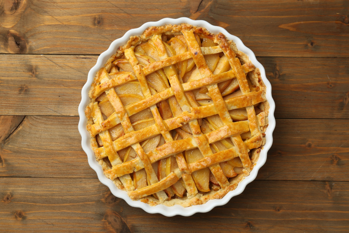 Torta di mele cotogne