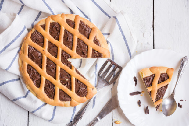 crostata cioccolato e mascarpone