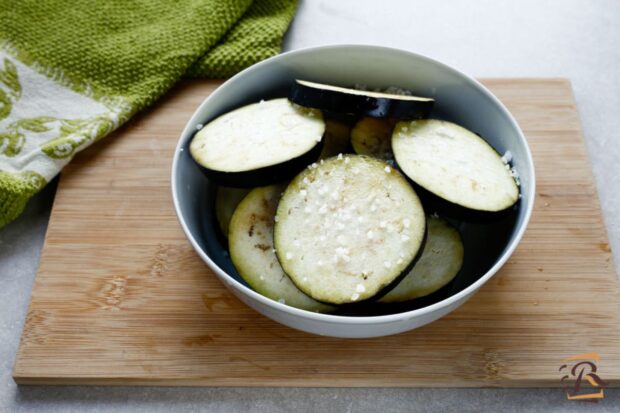 Cotolette di melanzane. Preparazione 2