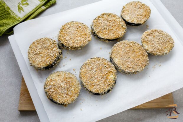 Cotolette di melanzane. Preparazione 6