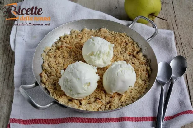 Crumble alle mele