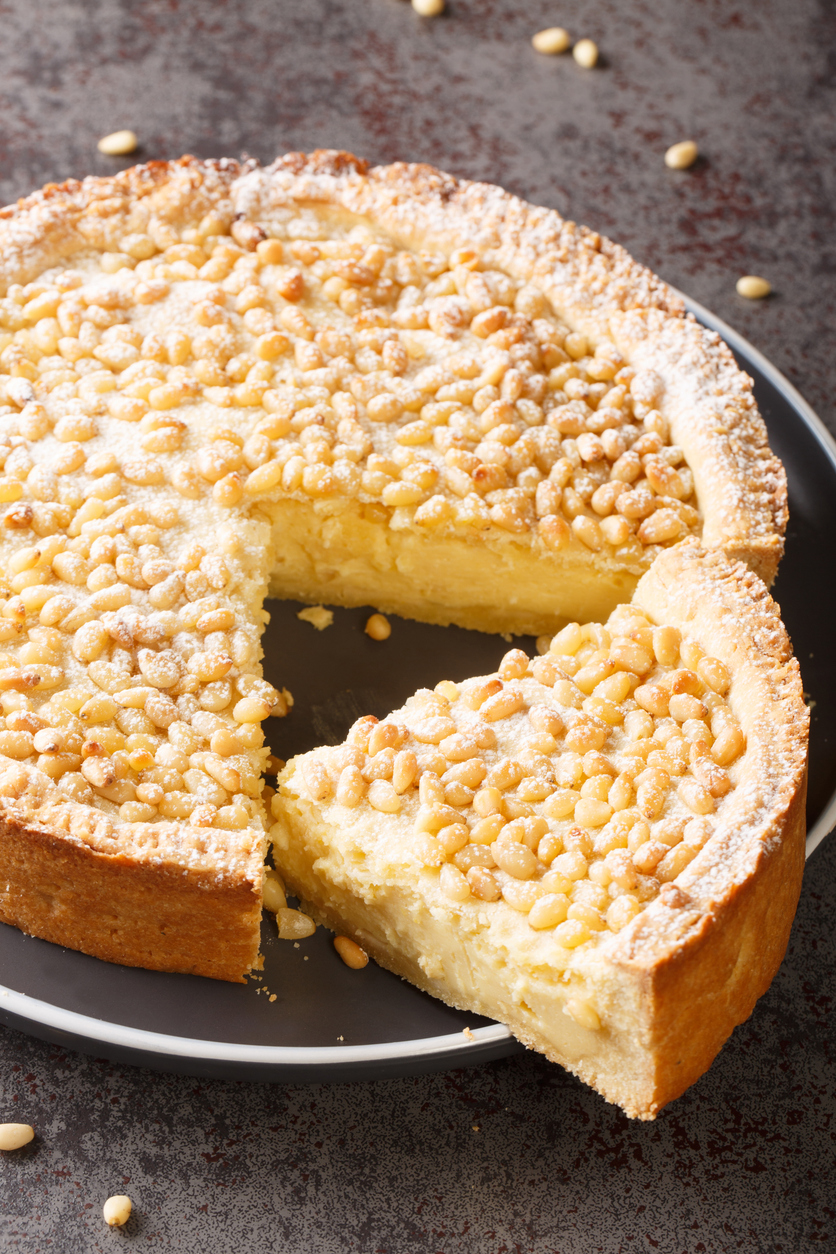 Torta della nonna con crema di limone, ricetta