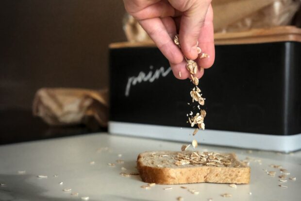 Fiocchi di avena e farina di avena al posto della farina