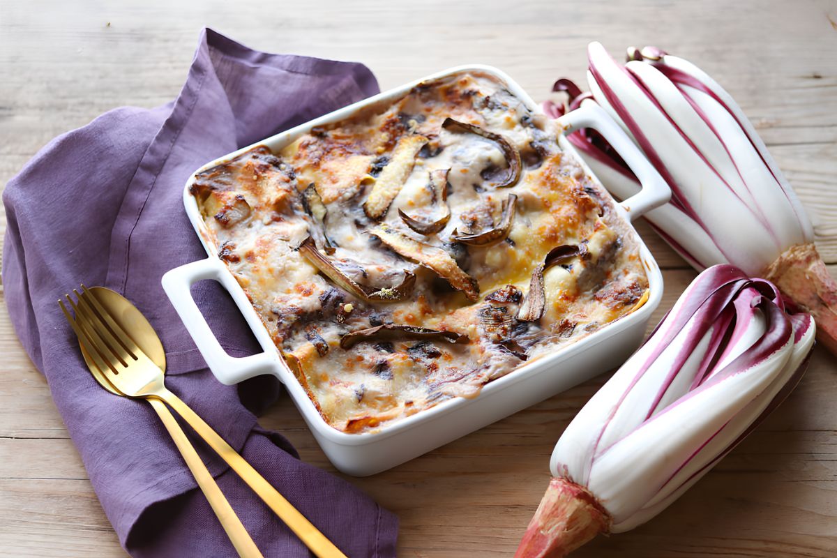 Lasagne al radicchio